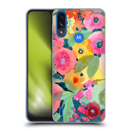 Suzanne Allard Floral Graphics Delightful Soft Gel Case for Motorola Moto E7 Power / Moto E7i Power