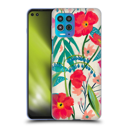 Suzanne Allard Floral Graphics Garden Party Soft Gel Case for Motorola Moto G100