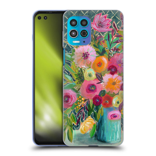 Suzanne Allard Floral Graphics Hope Springs Soft Gel Case for Motorola Moto G100