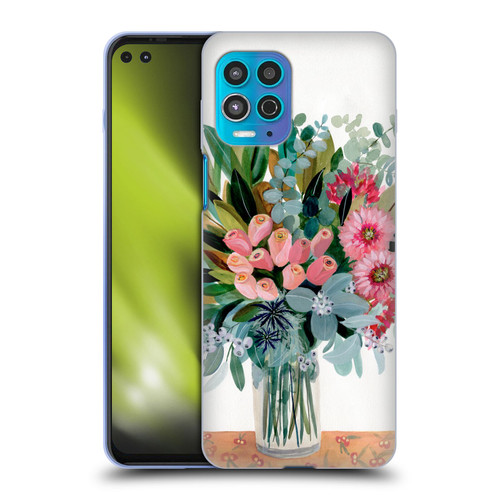 Suzanne Allard Floral Graphics Magnolia Surrender Soft Gel Case for Motorola Moto G100