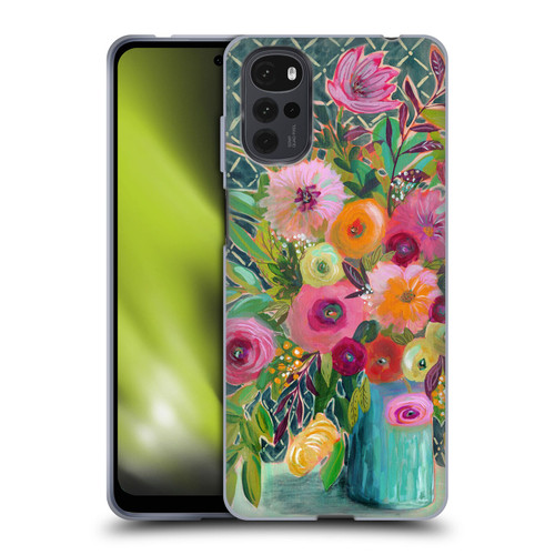Suzanne Allard Floral Graphics Hope Springs Soft Gel Case for Motorola Moto G22