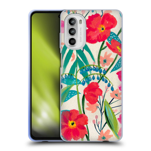 Suzanne Allard Floral Graphics Garden Party Soft Gel Case for Motorola Moto G52