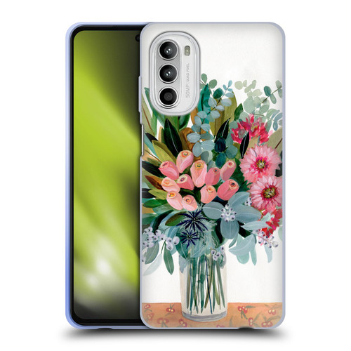 Suzanne Allard Floral Graphics Magnolia Surrender Soft Gel Case for Motorola Moto G52
