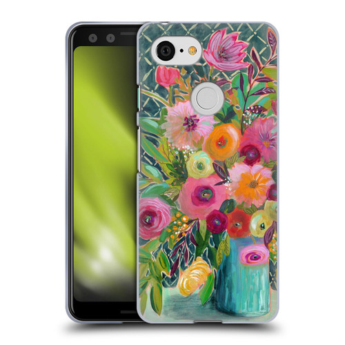 Suzanne Allard Floral Graphics Hope Springs Soft Gel Case for Google Pixel 3