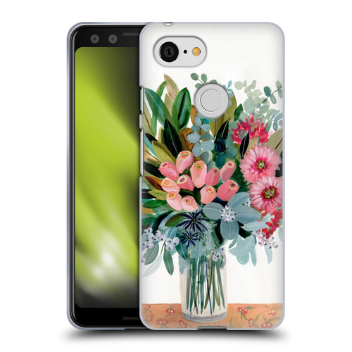 Suzanne Allard Floral Graphics Magnolia Surrender Soft Gel Case for Google Pixel 3