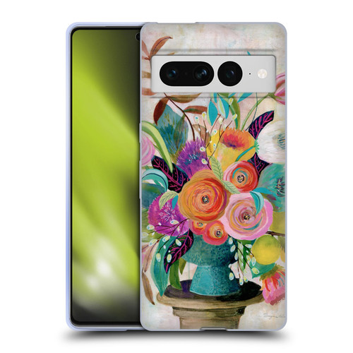 Suzanne Allard Floral Graphics Charleston Glory Soft Gel Case for Google Pixel 7 Pro