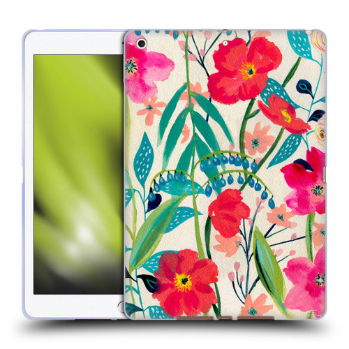 Suzanne Allard Floral Graphics Garden Party Soft Gel Case for Apple iPad 10.2 2019/2020/2021