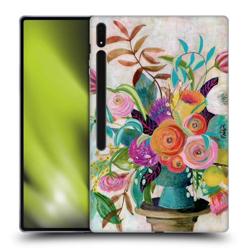 Suzanne Allard Floral Graphics Charleston Glory Soft Gel Case for Samsung Galaxy Tab S8 Ultra