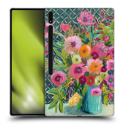 Suzanne Allard Floral Graphics Hope Springs Soft Gel Case for Samsung Galaxy Tab S8 Ultra