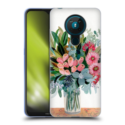 Suzanne Allard Floral Graphics Magnolia Surrender Soft Gel Case for Nokia 5.3