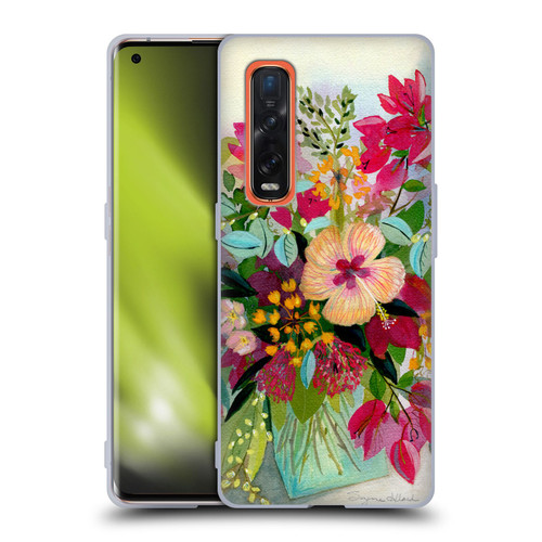 Suzanne Allard Floral Graphics Flamands Soft Gel Case for OPPO Find X2 Pro 5G