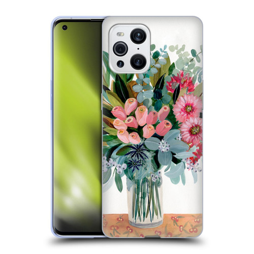 Suzanne Allard Floral Graphics Magnolia Surrender Soft Gel Case for OPPO Find X3 / Pro
