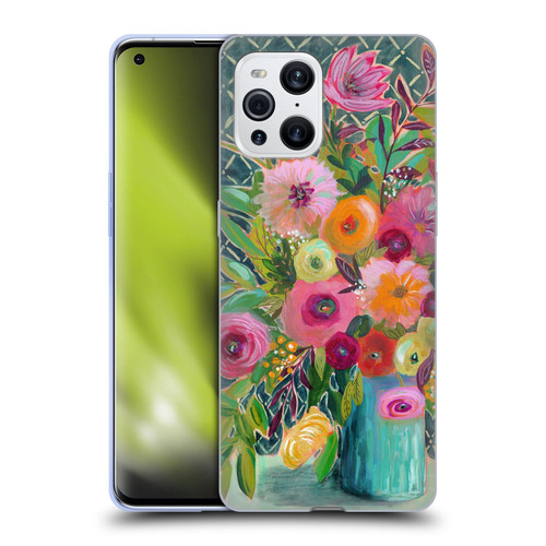 Suzanne Allard Floral Graphics Hope Springs Soft Gel Case for OPPO Find X3 / Pro