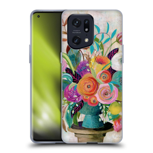 Suzanne Allard Floral Graphics Charleston Glory Soft Gel Case for OPPO Find X5 Pro