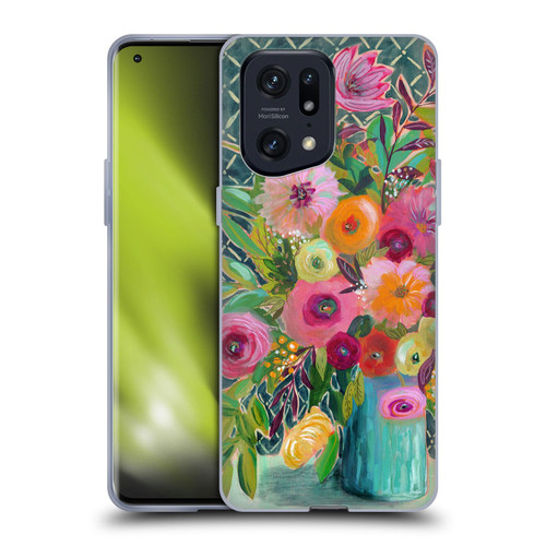 Suzanne Allard Floral Graphics Hope Springs Soft Gel Case for OPPO Find X5 Pro