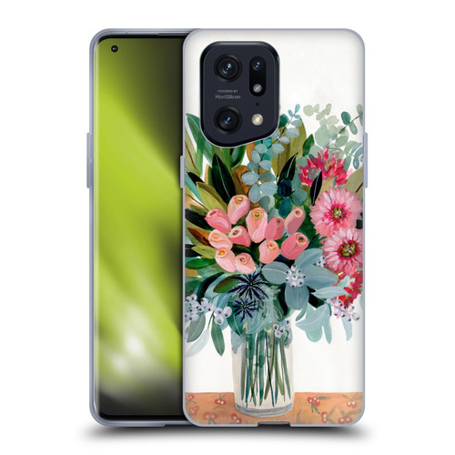 Suzanne Allard Floral Graphics Magnolia Surrender Soft Gel Case for OPPO Find X5 Pro