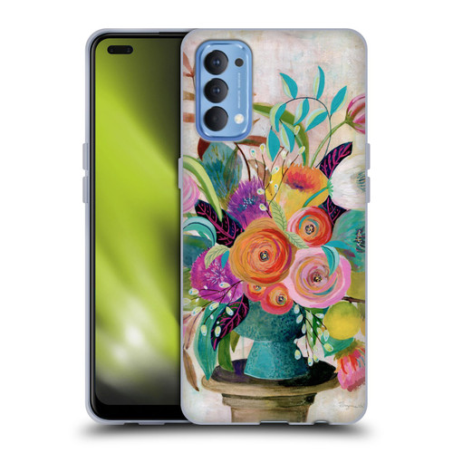 Suzanne Allard Floral Graphics Charleston Glory Soft Gel Case for OPPO Reno 4 5G