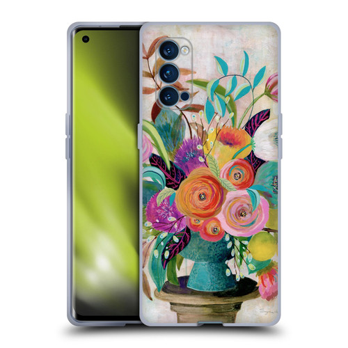 Suzanne Allard Floral Graphics Charleston Glory Soft Gel Case for OPPO Reno 4 Pro 5G