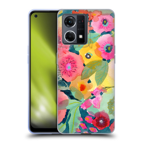 Suzanne Allard Floral Graphics Delightful Soft Gel Case for OPPO Reno8 4G