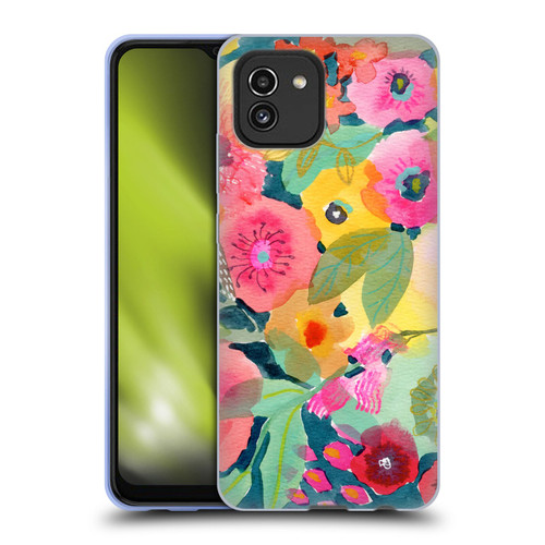 Suzanne Allard Floral Graphics Delightful Soft Gel Case for Samsung Galaxy A03 (2021)