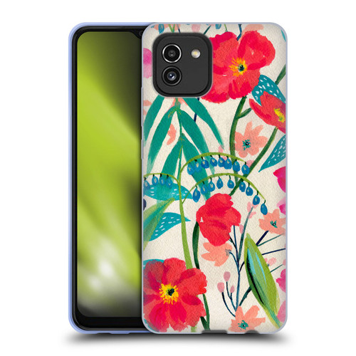 Suzanne Allard Floral Graphics Garden Party Soft Gel Case for Samsung Galaxy A03 (2021)