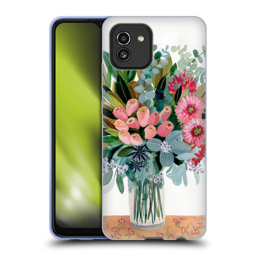 Suzanne Allard Floral Graphics Magnolia Surrender Soft Gel Case for Samsung Galaxy A03 (2021)