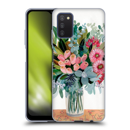 Suzanne Allard Floral Graphics Magnolia Surrender Soft Gel Case for Samsung Galaxy A03s (2021)