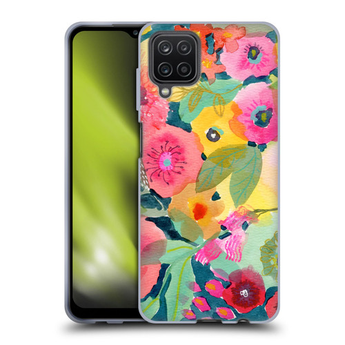 Suzanne Allard Floral Graphics Delightful Soft Gel Case for Samsung Galaxy A12 (2020)