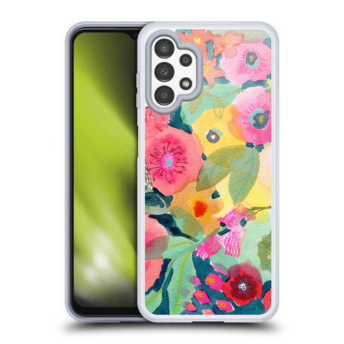Suzanne Allard Floral Graphics Delightful Soft Gel Case for Samsung Galaxy A13 (2022)
