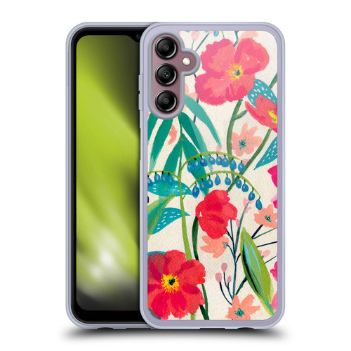 Suzanne Allard Floral Graphics Garden Party Soft Gel Case for Samsung Galaxy A14 5G