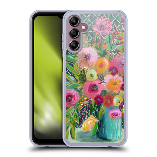 Suzanne Allard Floral Graphics Hope Springs Soft Gel Case for Samsung Galaxy A14 5G
