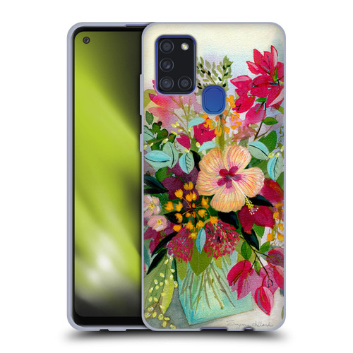 Suzanne Allard Floral Graphics Flamands Soft Gel Case for Samsung Galaxy A21s (2020)