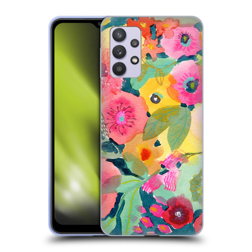 Suzanne Allard Floral Graphics Delightful Soft Gel Case for Samsung Galaxy A32 5G / M32 5G (2021)