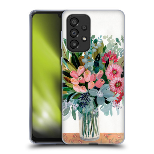 Suzanne Allard Floral Graphics Magnolia Surrender Soft Gel Case for Samsung Galaxy A33 5G (2022)