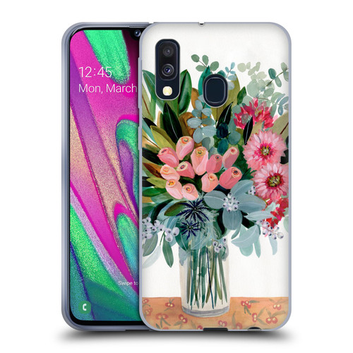 Suzanne Allard Floral Graphics Magnolia Surrender Soft Gel Case for Samsung Galaxy A40 (2019)
