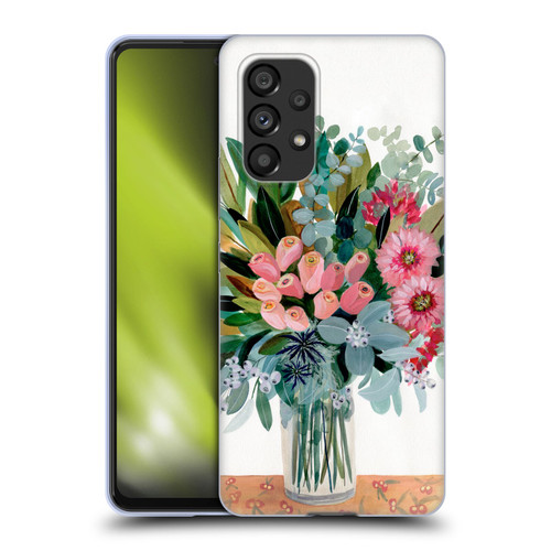 Suzanne Allard Floral Graphics Magnolia Surrender Soft Gel Case for Samsung Galaxy A53 5G (2022)