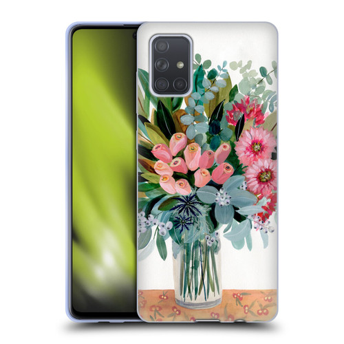Suzanne Allard Floral Graphics Magnolia Surrender Soft Gel Case for Samsung Galaxy A71 (2019)