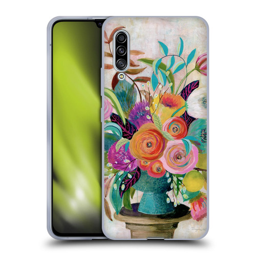 Suzanne Allard Floral Graphics Charleston Glory Soft Gel Case for Samsung Galaxy A90 5G (2019)