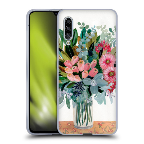 Suzanne Allard Floral Graphics Magnolia Surrender Soft Gel Case for Samsung Galaxy A90 5G (2019)