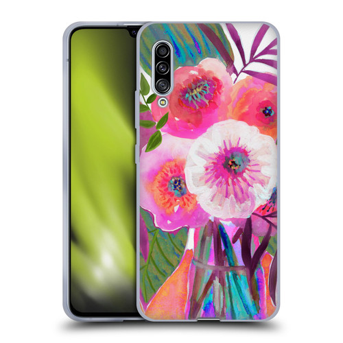 Suzanne Allard Floral Graphics Sunrise Bouquet Purples Soft Gel Case for Samsung Galaxy A90 5G (2019)