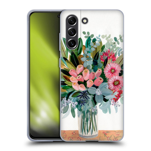 Suzanne Allard Floral Graphics Magnolia Surrender Soft Gel Case for Samsung Galaxy S21 FE 5G