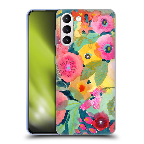 Suzanne Allard Floral Graphics Delightful Soft Gel Case for Samsung Galaxy S21+ 5G