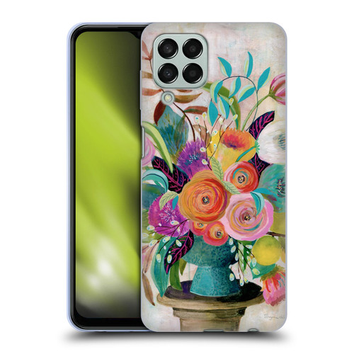 Suzanne Allard Floral Graphics Charleston Glory Soft Gel Case for Samsung Galaxy M33 (2022)