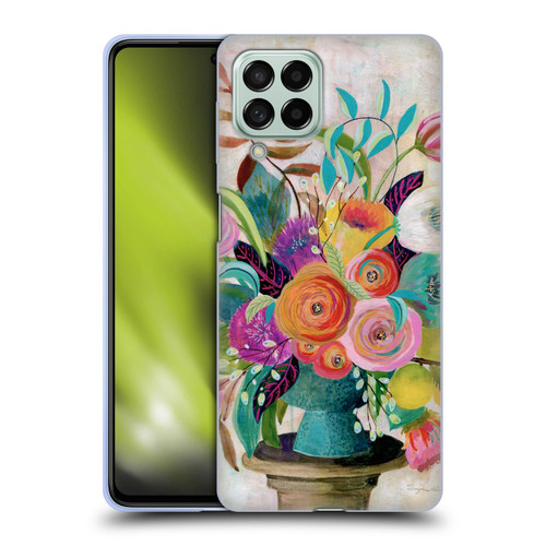 Suzanne Allard Floral Graphics Charleston Glory Soft Gel Case for Samsung Galaxy M53 (2022)