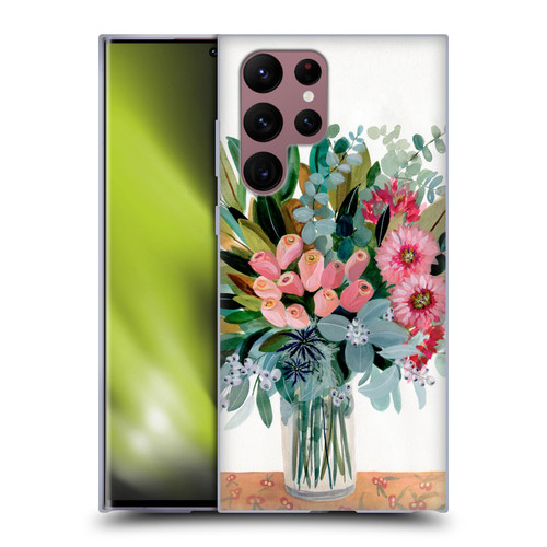 Suzanne Allard Floral Graphics Magnolia Surrender Soft Gel Case for Samsung Galaxy S22 Ultra 5G