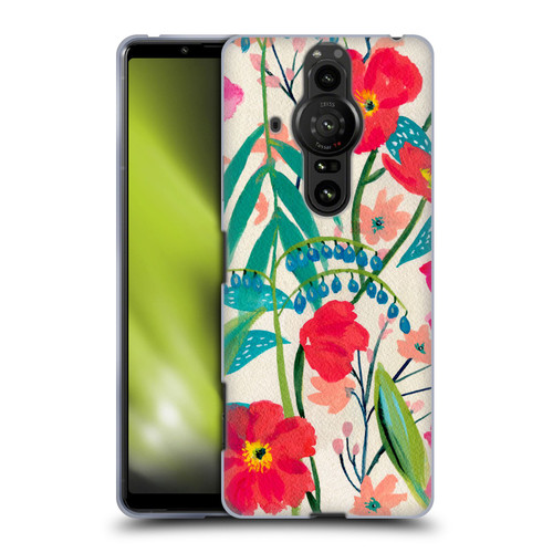 Suzanne Allard Floral Graphics Garden Party Soft Gel Case for Sony Xperia Pro-I