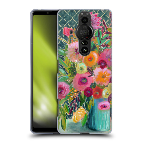 Suzanne Allard Floral Graphics Hope Springs Soft Gel Case for Sony Xperia Pro-I