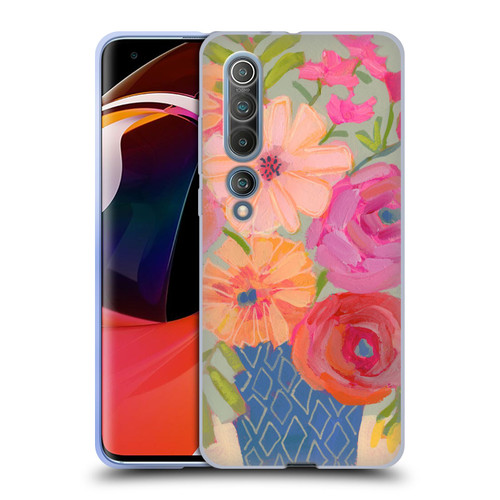 Suzanne Allard Floral Graphics Blue Diamond Soft Gel Case for Xiaomi Mi 10 5G / Mi 10 Pro 5G