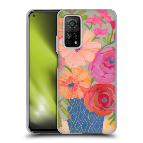 Suzanne Allard Floral Graphics Blue Diamond Soft Gel Case for Xiaomi Mi 10T 5G