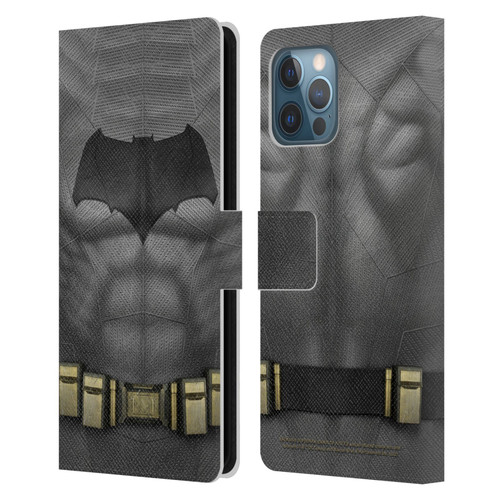 Batman V Superman: Dawn of Justice Graphics Batman Costume Leather Book Wallet Case Cover For Apple iPhone 12 Pro Max